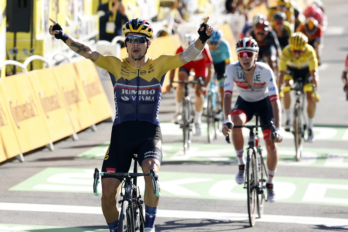 Primoz Roglic win Tour de France stage #4