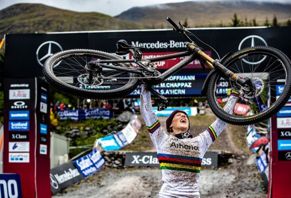 Rachel Atherton Fort William World Cup triumph