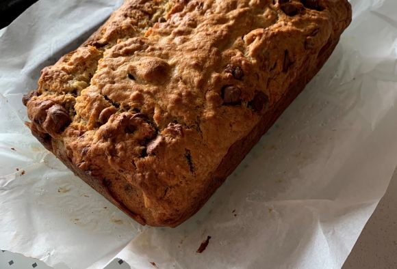 Cameron Brown’s choc-chunk banana bread